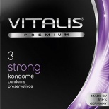 Презервативы Vitalis Premium 3 шт - сверхпрочные (шир 53mm)