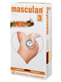 Презервативы Masculan Ultra "Продлевающие" (текстурные, с анестетиком) 10 шт.