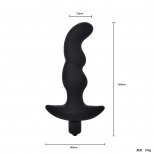 Анальный стимулятор Ever-Star (Xese) PM-12 с вибрацией Medical Silicone батарейка 