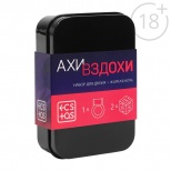 Виброкольцо в наборе для двоих «Ахи вздохи. Жаркая ночь», (2 неоновых кубика, виброкольцо), 18+