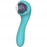 Вибромассажёр с электростимуляцией, Youvic DF1010-BLUE