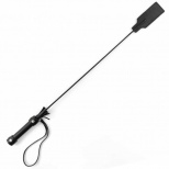 Стек для наказаний кожаный Lady's Arsenal Black, черный