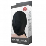 Маска-шлем универсальная глухая без прорезей Джага-Джага, черная