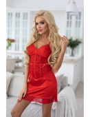 Соблазнительная сорочка Vrogrann, красный, размер S-M Livia Corsetti