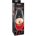 Автоматический мастурбатор «Pdx Elite Fuck-O-Matic» с платформой под мошонку, цвет телесный, PipeDre