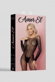  Боди-комбинезон Amor El Leopard , S/L (черный)