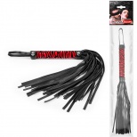 Черная плетка с красными/черными полосами, Notabu NTB-80522-80524