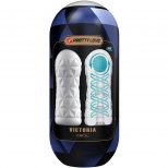 Мастурбатор в колбе «Victoria» с ребристым тоннелем, Baile Pretty Love BM-009229T6-2