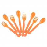 Столовые приборы «Всё в твоих руках», набор 8 штук, вилки, ложки, 18+