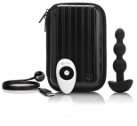 Анальные черные  премиум бусы с 2 моторами B -Vibe