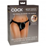 Регулируемые трусики для страпона «Beginners Body Dock Strap-On Harness», цвет черный, 101-23