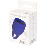 Менструальная чаша «Natural Wellness Iris 15 ml blue», Lola Toys