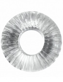 Кольцо эрекционное толстое, TPR, прозрачное, 19x45 мм