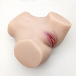 Вагина + анус с вибрацией и всасыванием материал термопластичный эластомер..5kg
