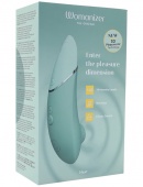 Зеленый бесконтактный клиторальный стимулятор Womanizer Next