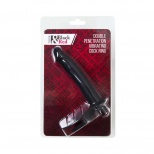 Насадка на пенис для двойного проникновения Black&Red by TOYFA, силикон, чёрная, 19 см