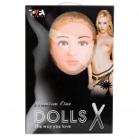 Кукла надувная Блондинка Arianna  с реалистичной головой, руками, ногами и грудью