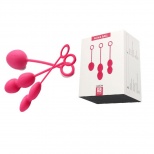 НАБОР  ВАГИНАЛЬНЫХ ШАРИКОВ КРАСНЫЙ SVAKOM NOVA