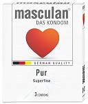 Презервативы Masculan Pur ультратонкие, 3 шт