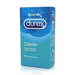 Durex Презервативы "Classic", 12 шт