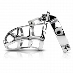 Металлический пояс верности мужской Metal Worx, серебристый