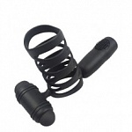 НАСАДКА  И С ВИБРАЦИЕЙ ЧЕРНЫЙ SEX EXPERT YOUR VIBE SHAPE