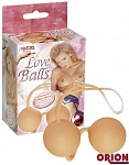 Шарики вагинальные Love Balls телесные