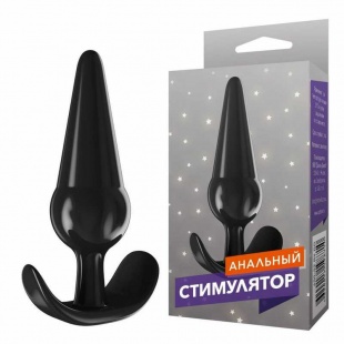 Анальная пробка-стимулятор для ношения Джага-Джага 650-09 черная