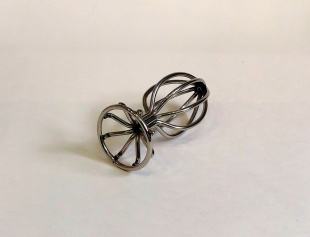 Анальная втулка металл серебро 9 см