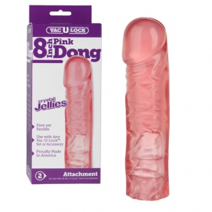 Насадка Harness Jelly розовая 19см