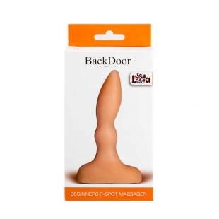 Анальный стимулятор Beginners P-Spot Massager, телесный