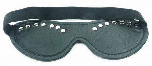 МАСКА ЧЕРНАЯ С ДЕКОРОМ BDSM АРСЕНАЛ