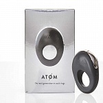 Эрекционное виброкольцо Atom HotOctopuss, черное