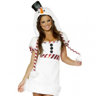 Костюм Снеговик, белый - S/M