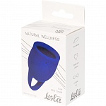 Менструальная чаша «Natural Wellness Iris 15 ml blue», Lola Toys
