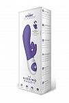 ВИБРОСТИМУЛЯТОР KISS-КРОЛИК  ЦВЕТА САПФИРА 12 РЕЖИМОВ