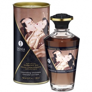 МАСЛО МАССАЖНОЕ ПЬЯНЯЩИЙ ШОКОЛАД  SHUNGA EROTIC ART 100 ML.