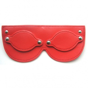 БДСМ маска на глаза, цвет красный,черный MLF-90021