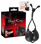 ЭРЕКЦИОННОЕ КОЛЬЦО С ЧЕХЛОМ ДЛЯ МОШОНКИ BAD KITTY NAUGHTY TOYS COCK BALL BAG