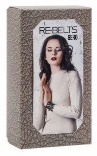 БРАСЛЕТ РЕЗНОЙ REBELTS GERO BLACK 