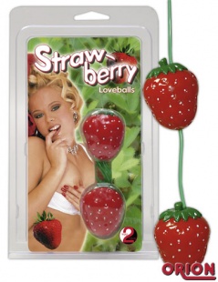 Вагинальные шарики «Straw-berry loveballs»