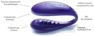 Вибратор We-Vibe II(фиолетовый)