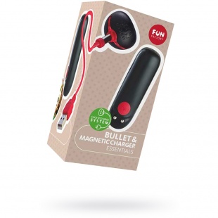 Мощная перезаржаемая вибропуля «Bullet», цвет черный, Fun Factory 1010100