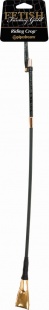 Стек Fetish Fantasy Gold Riding Crop черный с золотом