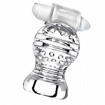 Мастурбатор нереалистичный Lingam by TOYFA Shakti, TPE, прозрачный