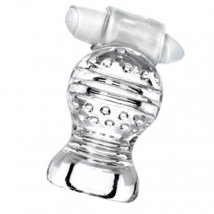 Мастурбатор нереалистичный Lingam by TOYFA Shakti, TPE, прозрачный