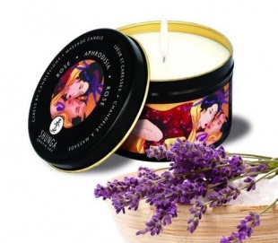 Массажная свеча "Свет и Ласки" лаванда 200 мл.