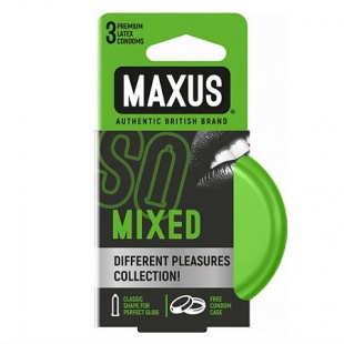 Презервативы MAXUS Mixed набор микс, 3 шт