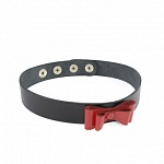 Ошейник узкий с бантиком 3164-1