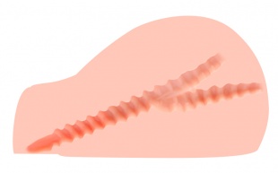 Стимулятор пениса полуторс с вибрацией и ротацией Juliana